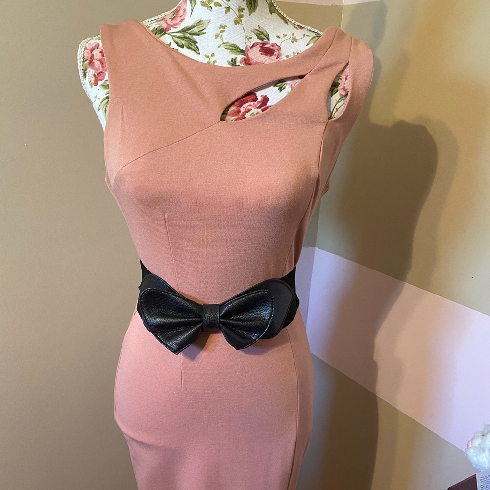 Pink Midi Dress